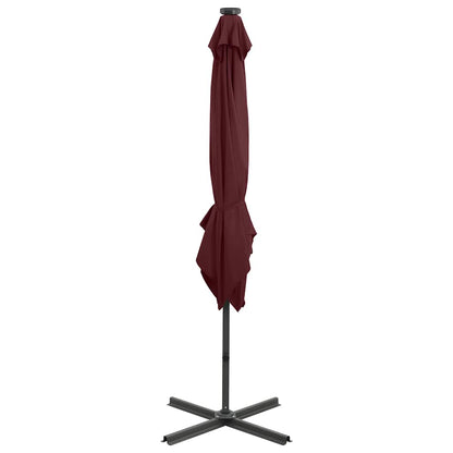 vidaXL Cantilever Garden Parasol | Bordeaux Red