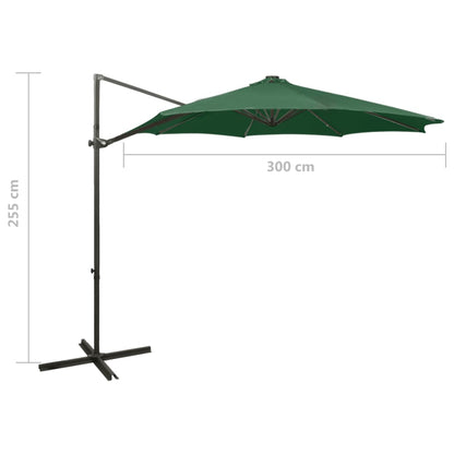 vidaXL Cantilever Garden Parasol | Green