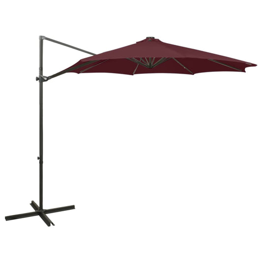 vidaXL Cantilever Garden Parasol | Bordeaux red