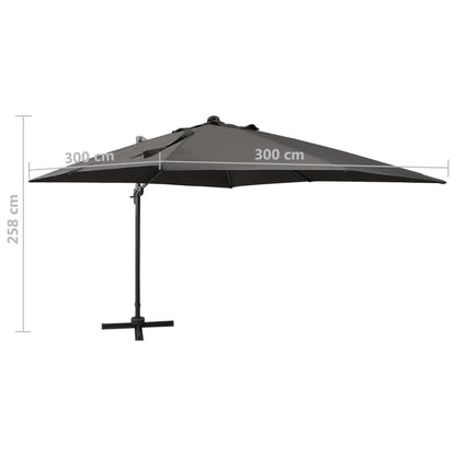 vidaXL Cantilever Garden Parasol | Anthracite