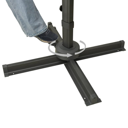 vidaXL Cantilever Garden Parasol | Anthracite