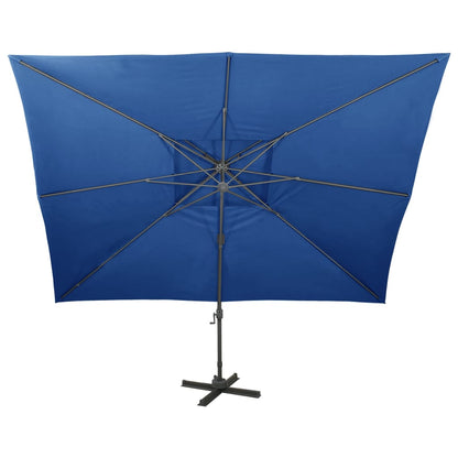 vidaXL Cantilever Garden Parasol | Azure blue
