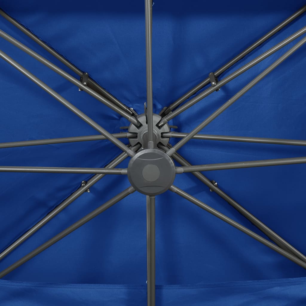 vidaXL Cantilever Garden Parasol | Azure blue