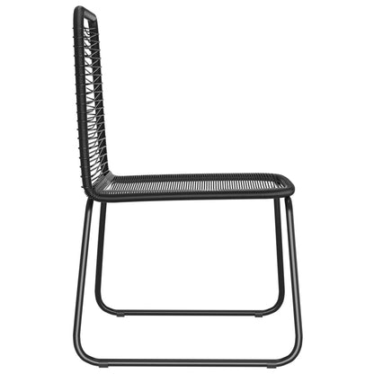 vidaXL Dining Chair | Set of 4 | Black