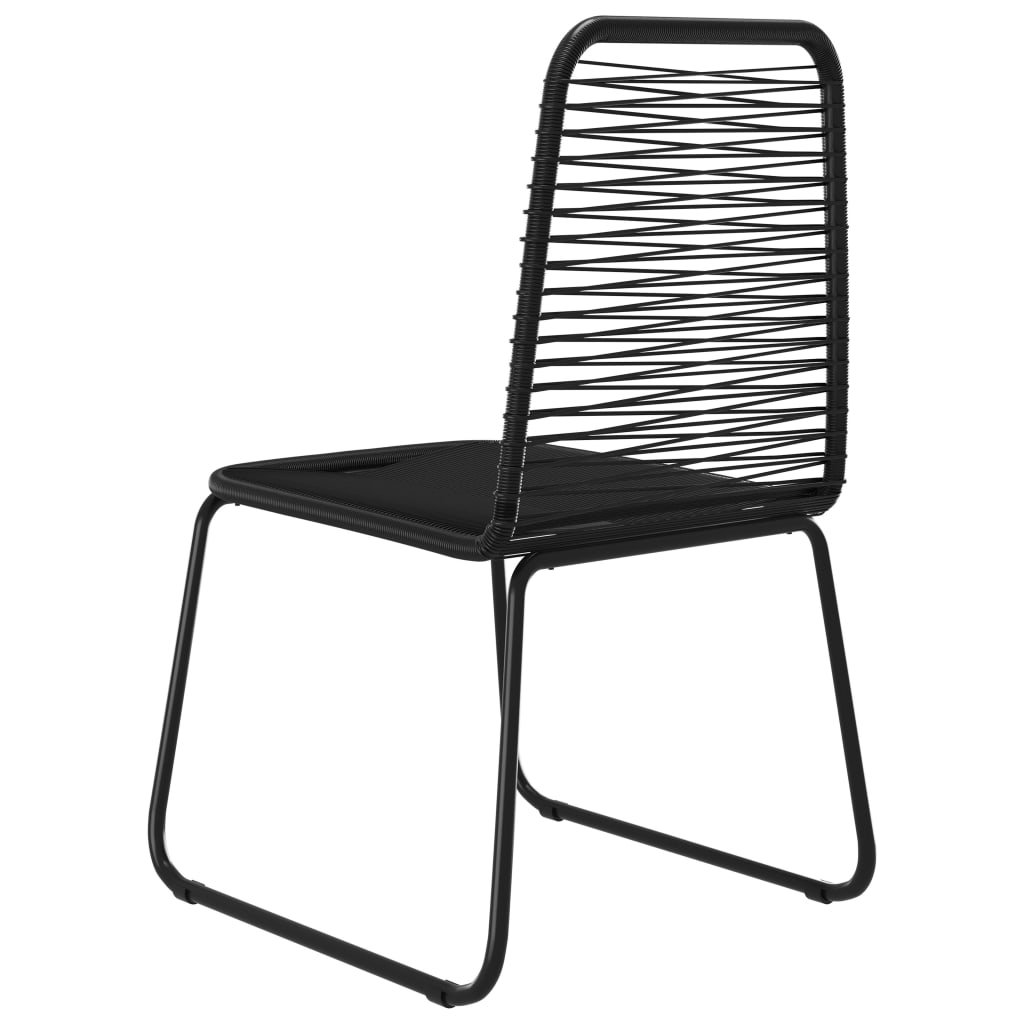 vidaXL Dining Chair | Set of 4 | Black