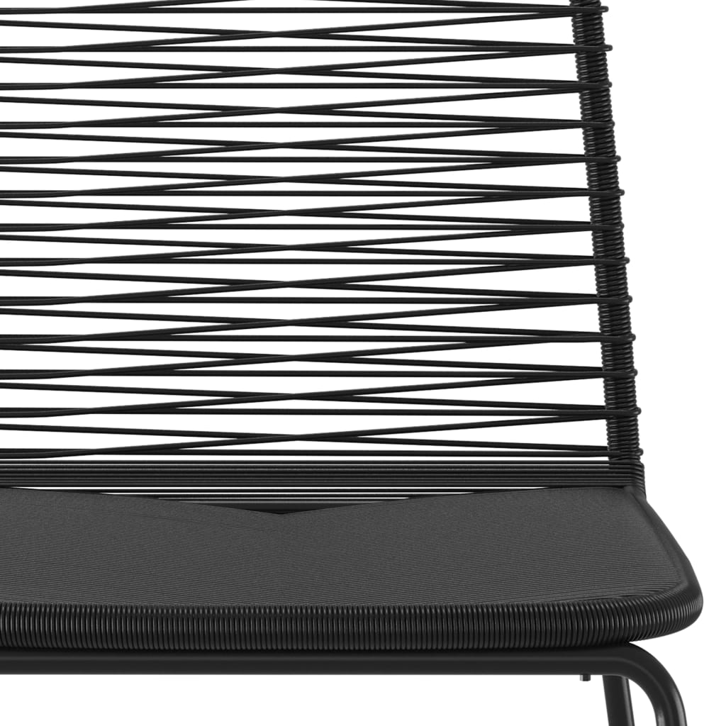 vidaXL Dining Chair | Set of 4 | Black