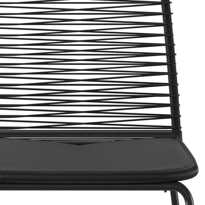 vidaXL Dining Chair | Set of 4 | Black