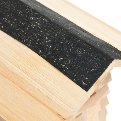 314814 vidaXL Bee Hotel Solid Firwood 22x20x20 cm
