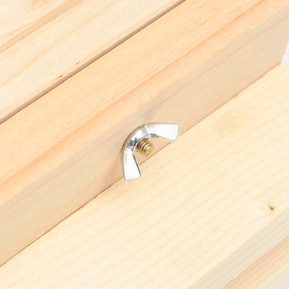 vidaXL Bee Hotel Solid Firwood 22x20x20 cm