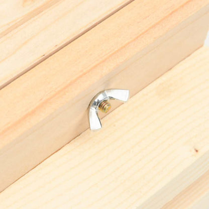 314814 vidaXL Bee Hotel Solid Firwood 22x20x20 cm