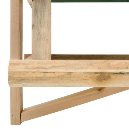 vidaXL Bird Feeder Solid Wood 35x29.5x21 cm