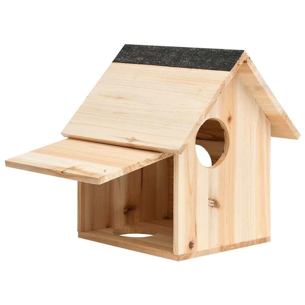 314821 vidaXL Squirrel House Solid Firwood 26x25x29 cm
