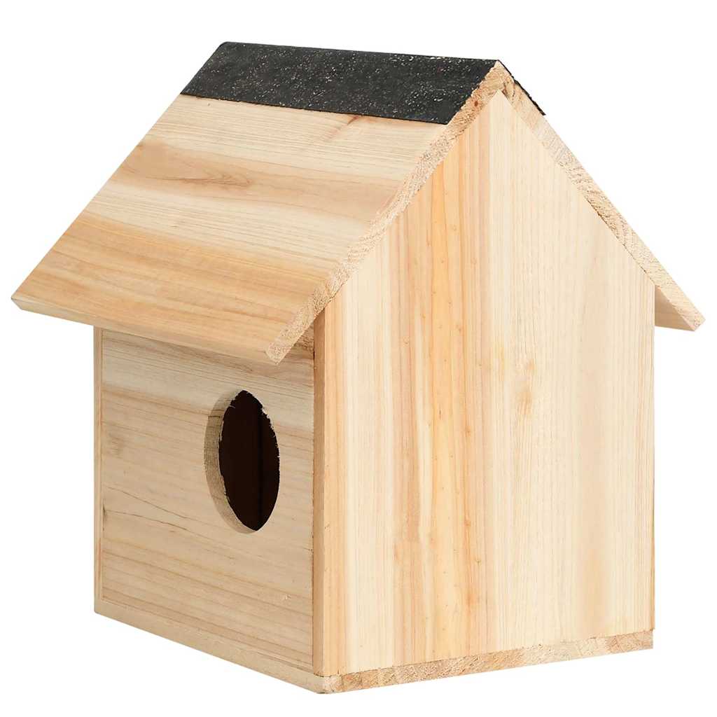 314821 vidaXL Squirrel House Solid Firwood 26x25x29 cm
