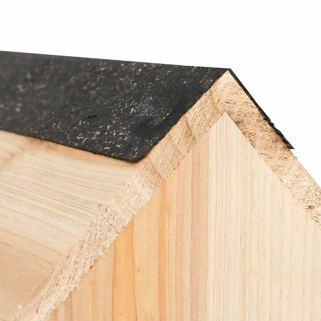 vidaXL Squirrel House Solid Firwood 26x25x29 cm