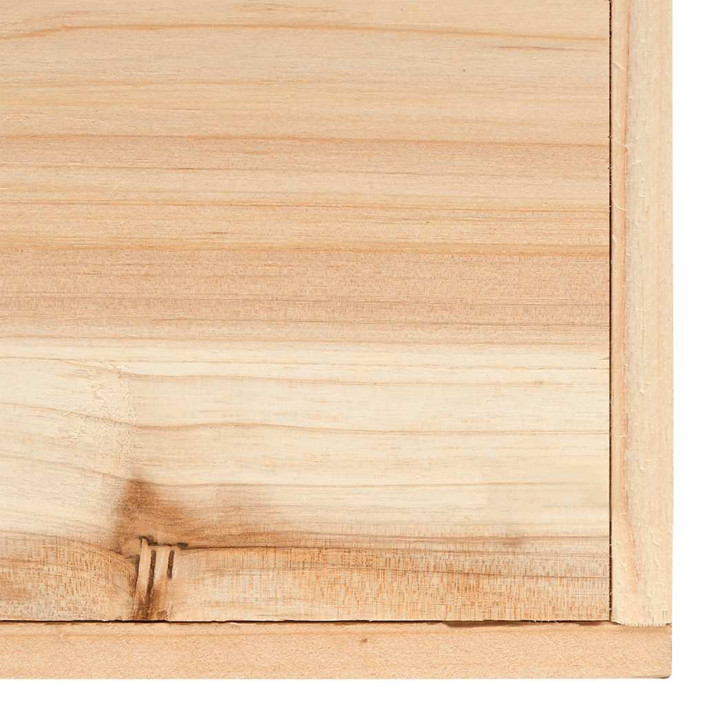 vidaXL Squirrel House Solid Firwood 26x25x29 cm