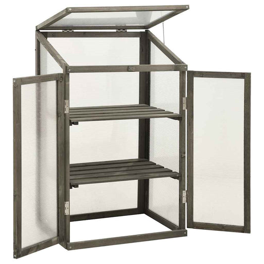 314849 vidaXL Greenhouse 60x45x100 cm Firwood