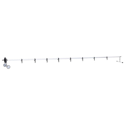 vidaXL Pool Cover Roller with Stainless Steel Base