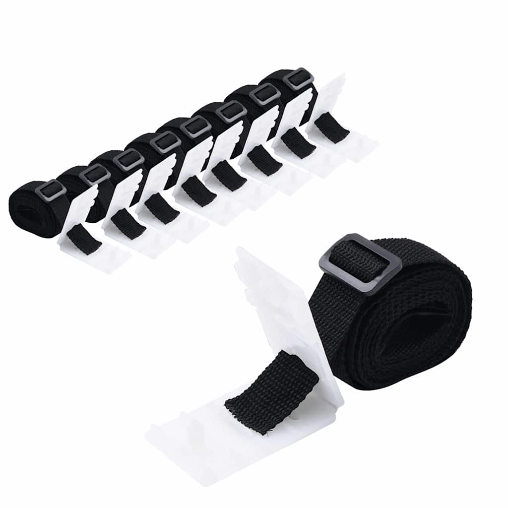 93180 vidaXL Universal Pool Cover Roller Attachments 8 pcs 1,8 m