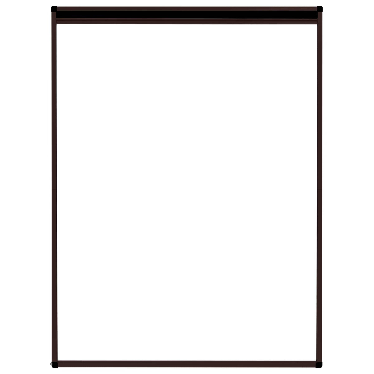 148653 vidaXL Plisse Insect Screen for Windows Aluminium Brown 60x80 cm