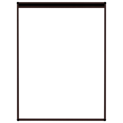 148653 vidaXL Plisse Insect Screen for Windows Aluminium Brown 60x80 cm
