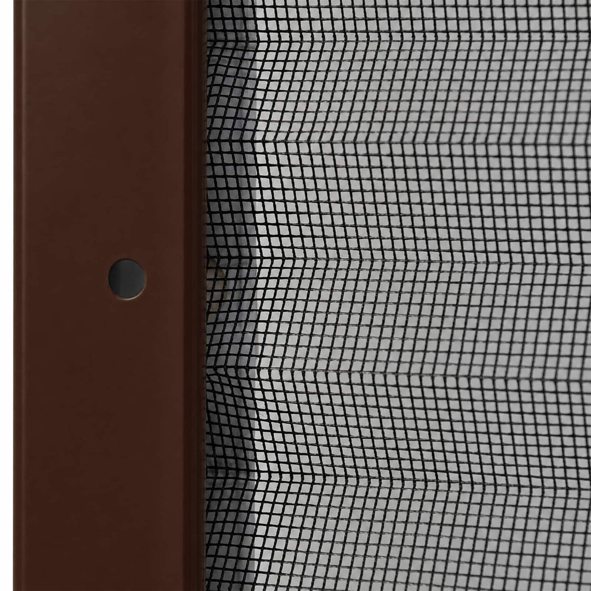 148655 vidaXL Plisse Insect Screen for Windows Aluminium Brown 80x120 cm