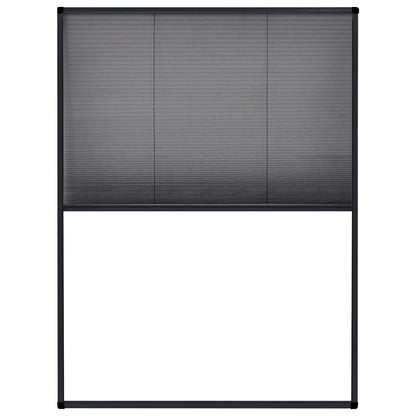 148663 vidaXL Plisse Insect Screen for Windows Aluminium Anthracite 60x80cm