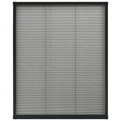 vidaXL Window Screen | Anthracite, Black | Aluminium, Fibreglass | 80 x 100 cm