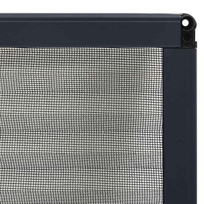 148665 vidaXL Plisse Insect Screen for Windows Aluminium Anthracite 80x120 cm