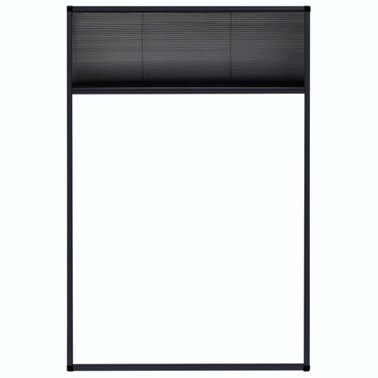 148665 vidaXL Plisse Insect Screen for Windows Aluminium Anthracite 80x120 cm