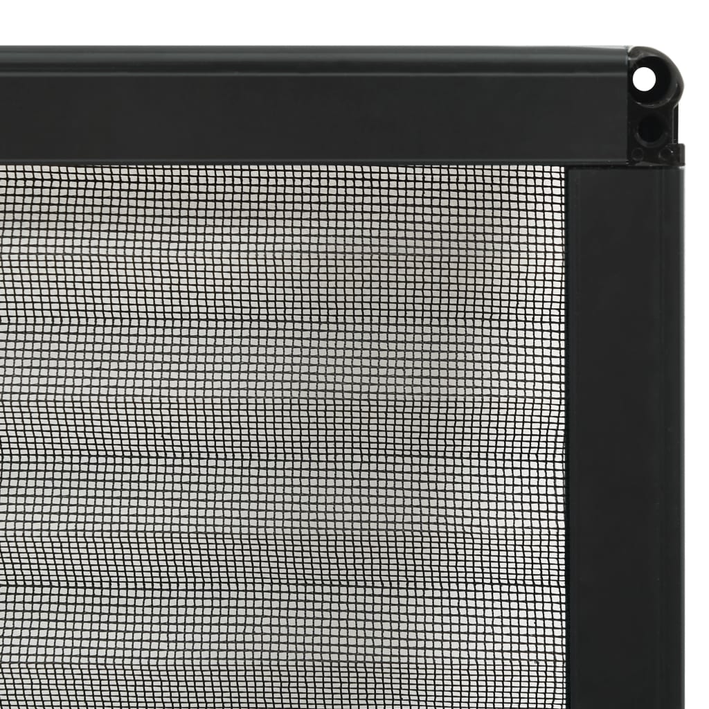 vidaXL Plisse Insect Screen for Windows Aluminium Anthracite 120x120cm