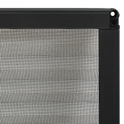 vidaXL Plisse Insect Screen for Windows Aluminium Anthracite 120x120cm