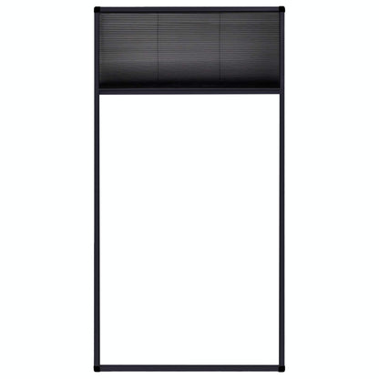 148668 vidaXL Plisse Insect Screen for Windows Aluminium Anthracite 80x160cm