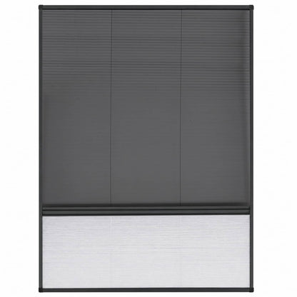 148682 vidaXL Plisse Insect Screen for Windows Aluminium 60x80 cm with Shade