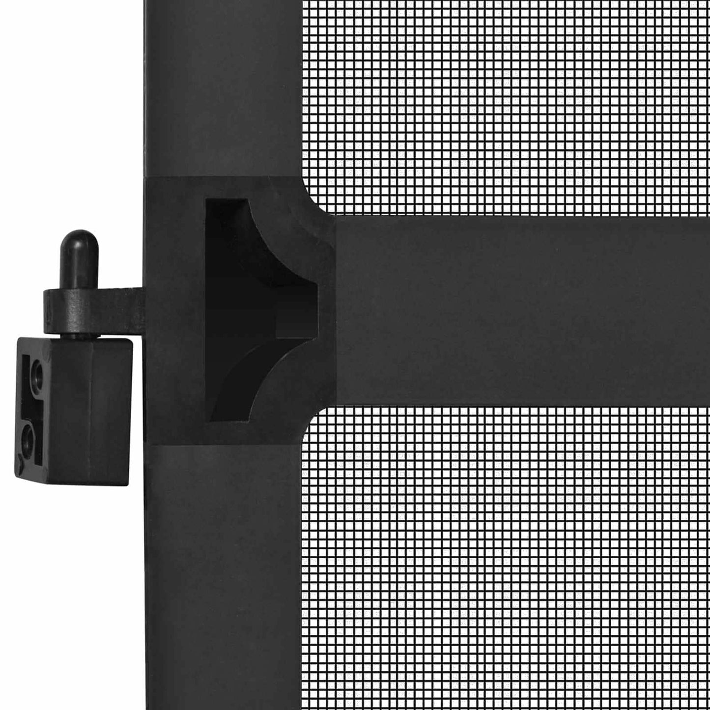 vidaXL Hinged Insect Screen Manual Anthracite and Black 120 x 240 cm