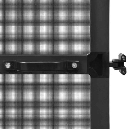 vidaXL Hinged Insect Screen Manual Anthracite and Black 120 x 240 cm