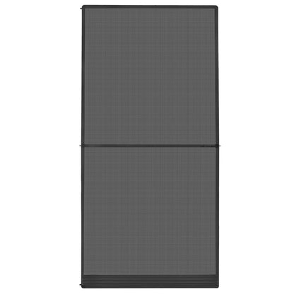 vidaXL Hinged Insect Screen Manual Anthracite and Black 120 x 240 cm