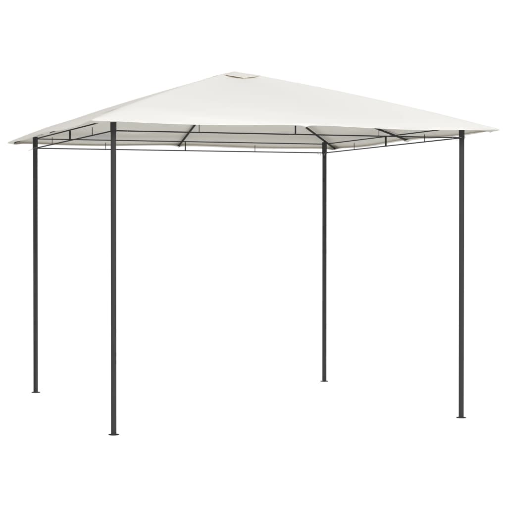 vidaXL Gazebo 3x3x2.6 m Cream 160 g/m²