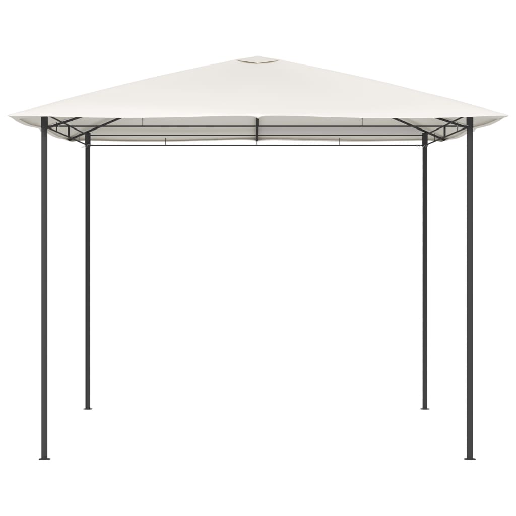 vidaXL Gazebo 3x3x2.6 m Cream 160 g/m²