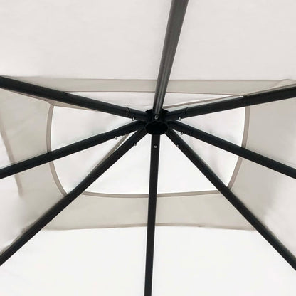 vidaXL Gazebo 3x3x2.6 m Cream 160 g/m²