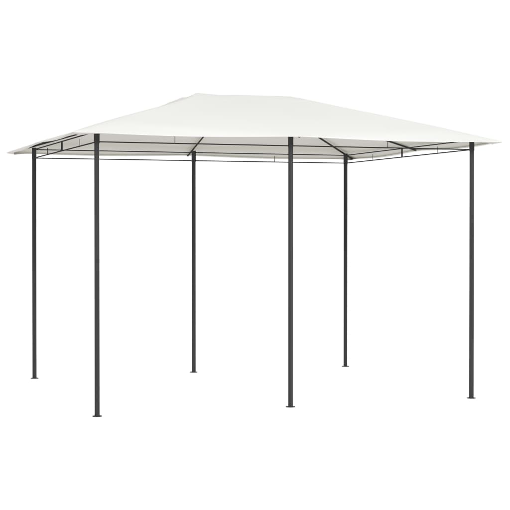 vidaXL Gazebo | Cream | Fabric | 3x4x2.6 m |  Durable  | Gazebo | Rectangular