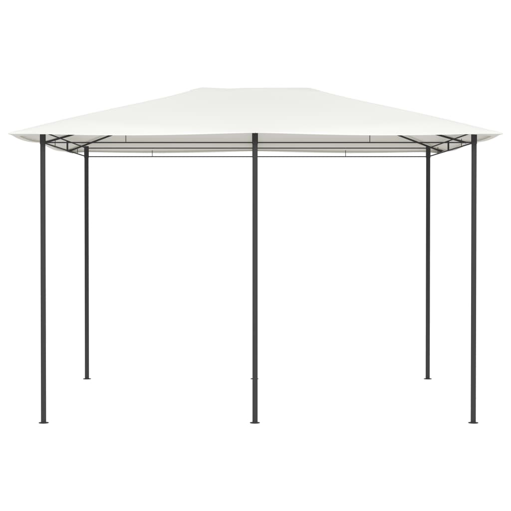 vidaXL Gazebo | Cream | Fabric | 3x4x2.6 m |  Durable  | Gazebo | Rectangular