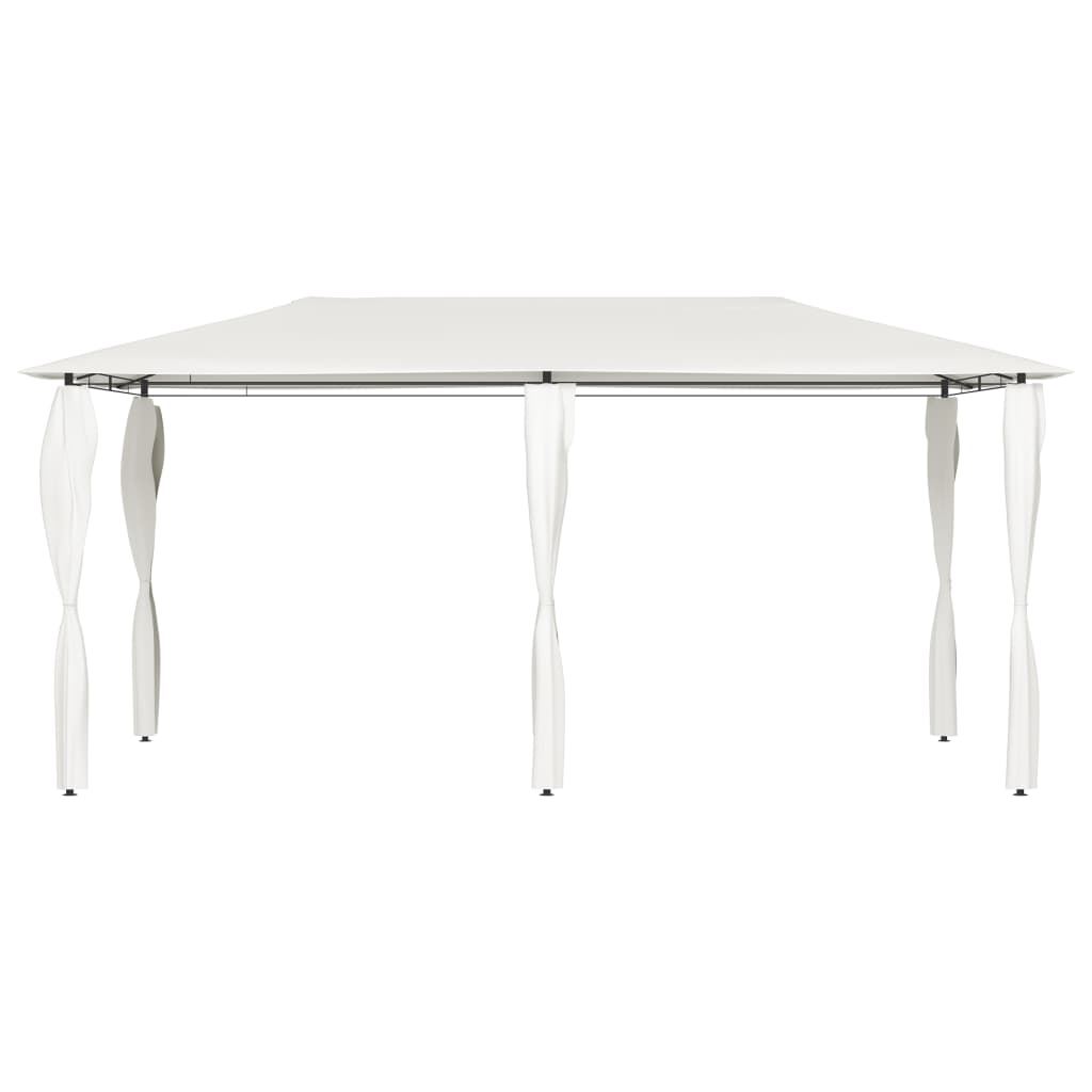 vidaXL Gazebo with Post Covers 2.98x5.3x2.59 m Cream 160 g/m²