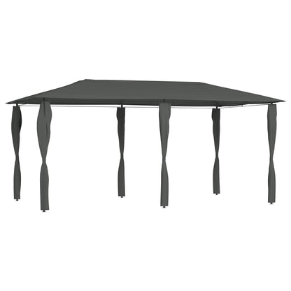 vidaXL Gazebo with Post Covers 2,98x5,3x2,59 m Anthracite 160 g/m²