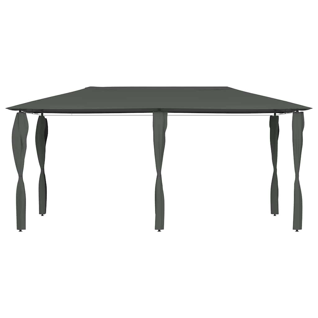 vidaXL Gazebo with Post Covers 2,98x5,3x2,59 m Anthracite 160 g/m²