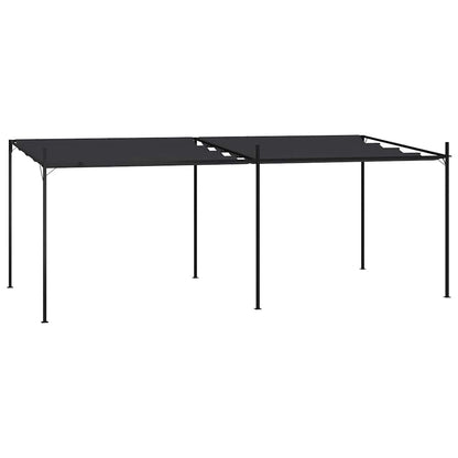 vidaXL Gazebo with Retractable Roof 600x300x233 cm Anthracite