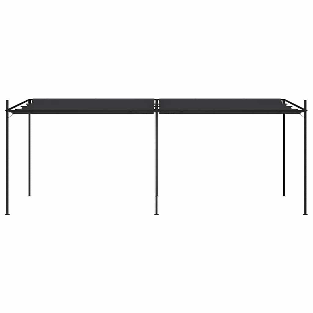 vidaXL Gazebo with Retractable Roof 600x300x233 cm Anthracite