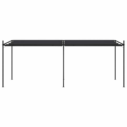 vidaXL Gazebo with Retractable Roof 600x300x233 cm Anthracite