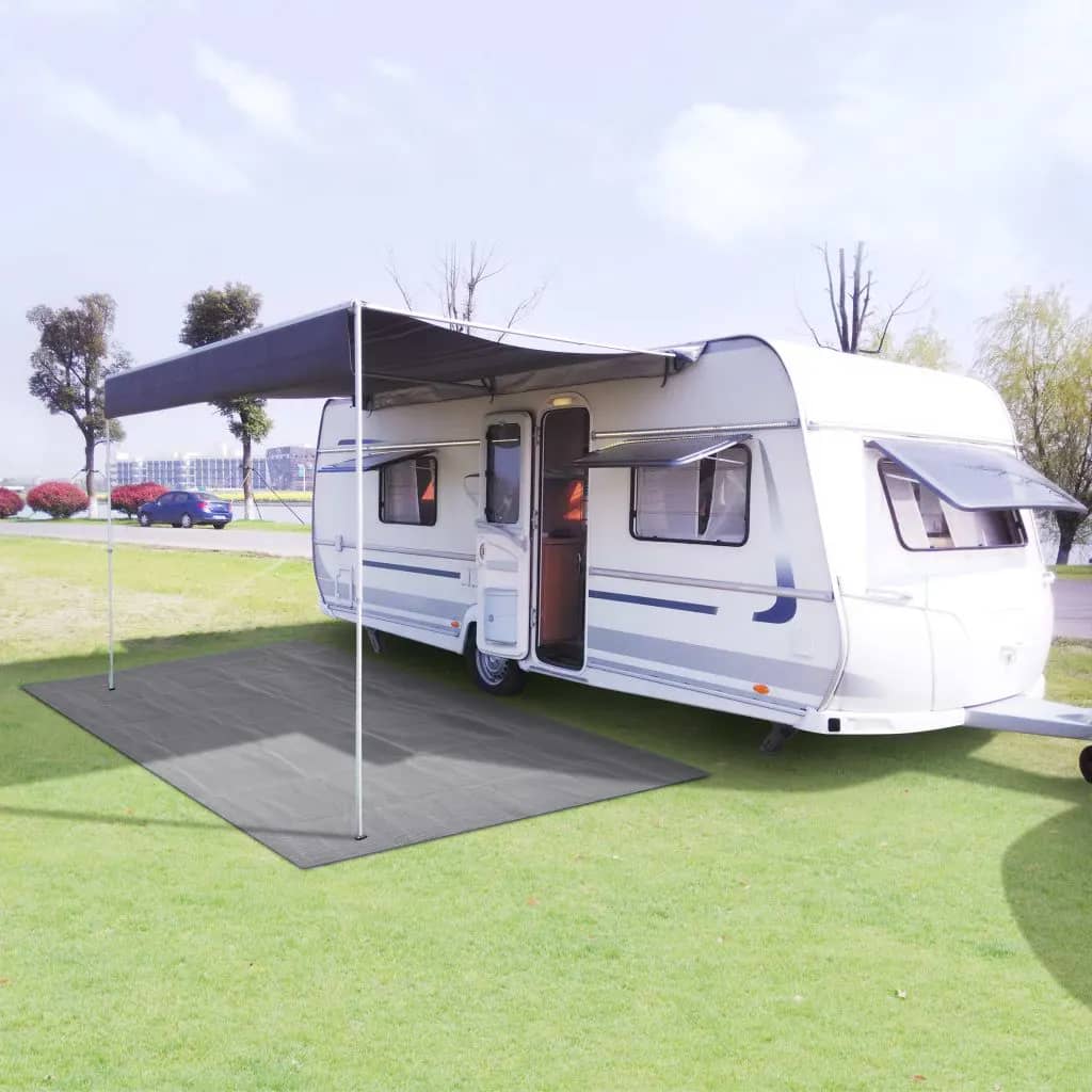 vidaXL Tent Carpet 250x550 cm Light Grey
