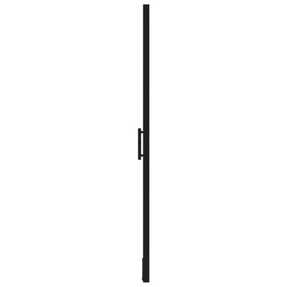 vidaXL Shower Door Tempered Glass 100x178 cm Black