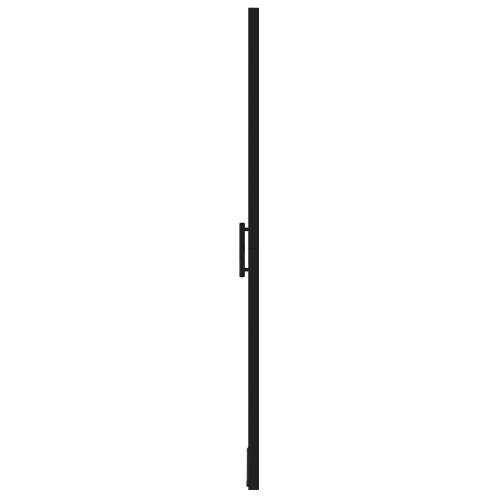 vidaXL Shower Doors Tempered Glass 100x178 cm Black